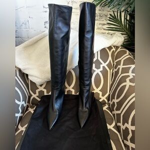 Saint Laurent Black Ankle Boots